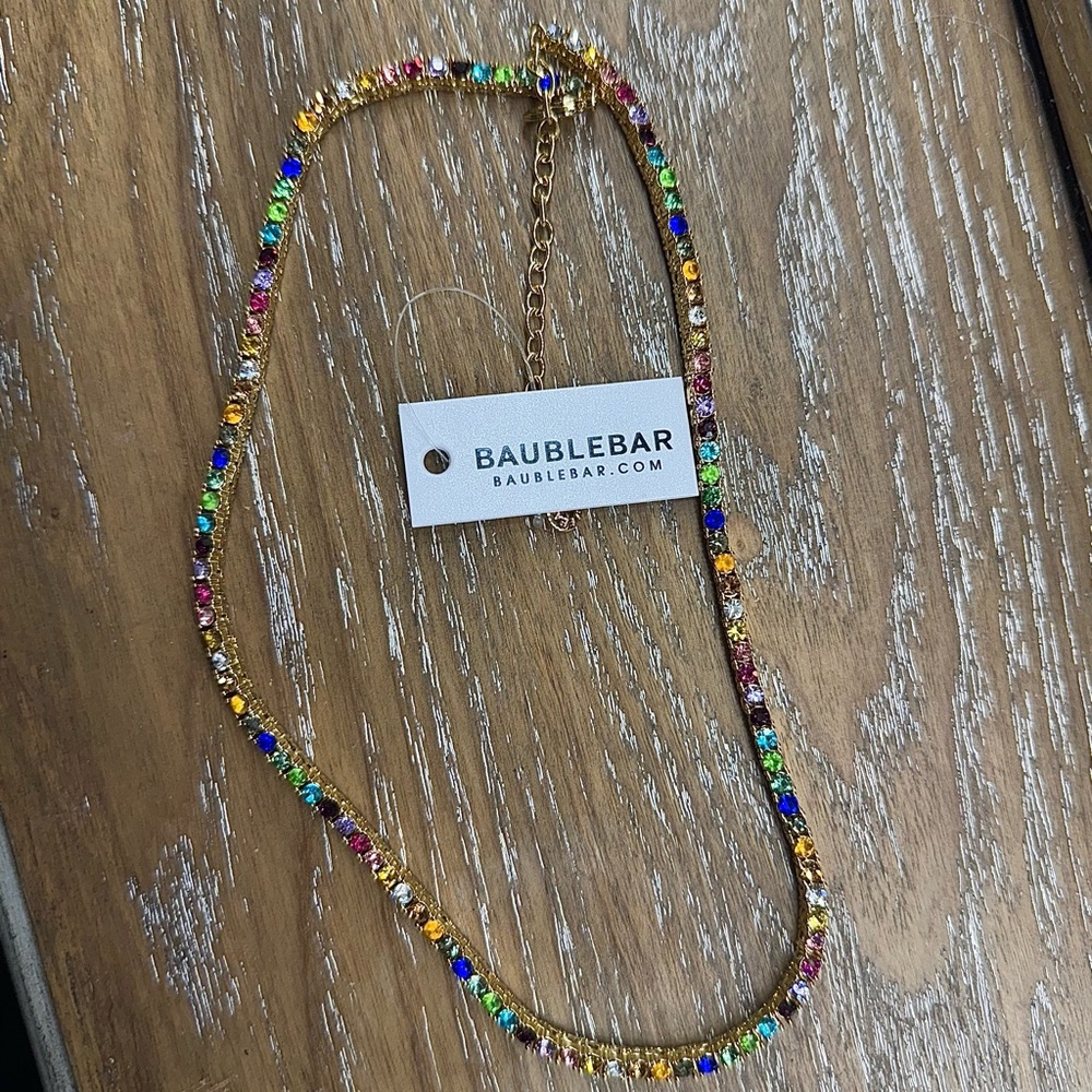 BRAND NEW! BAUBLEBAR MULTI/GOLD NECKLACE